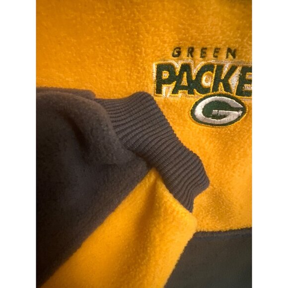 Vintage 1998 NFLP Green Bay Packers Quarter Zip Fleece Mens XL - Picture 5 of 8
